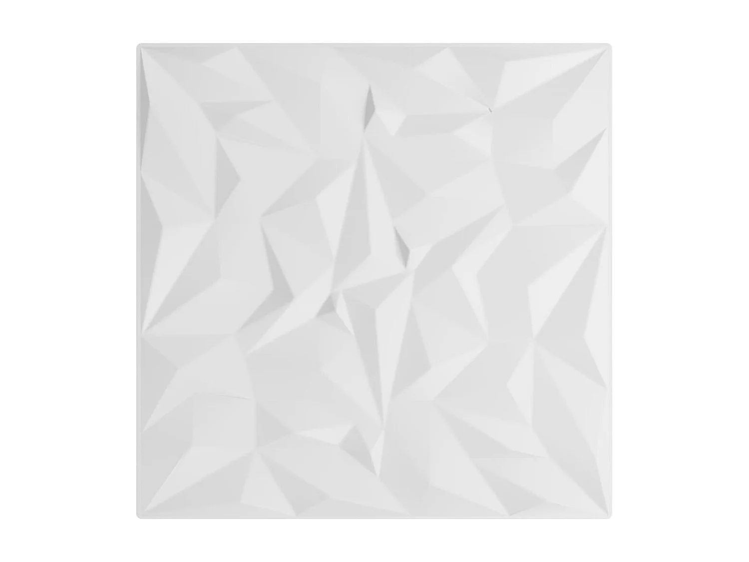 Panneaux muraux 24 pcs blanc 50x50 cm XPS 6 m² améthyste FR926190