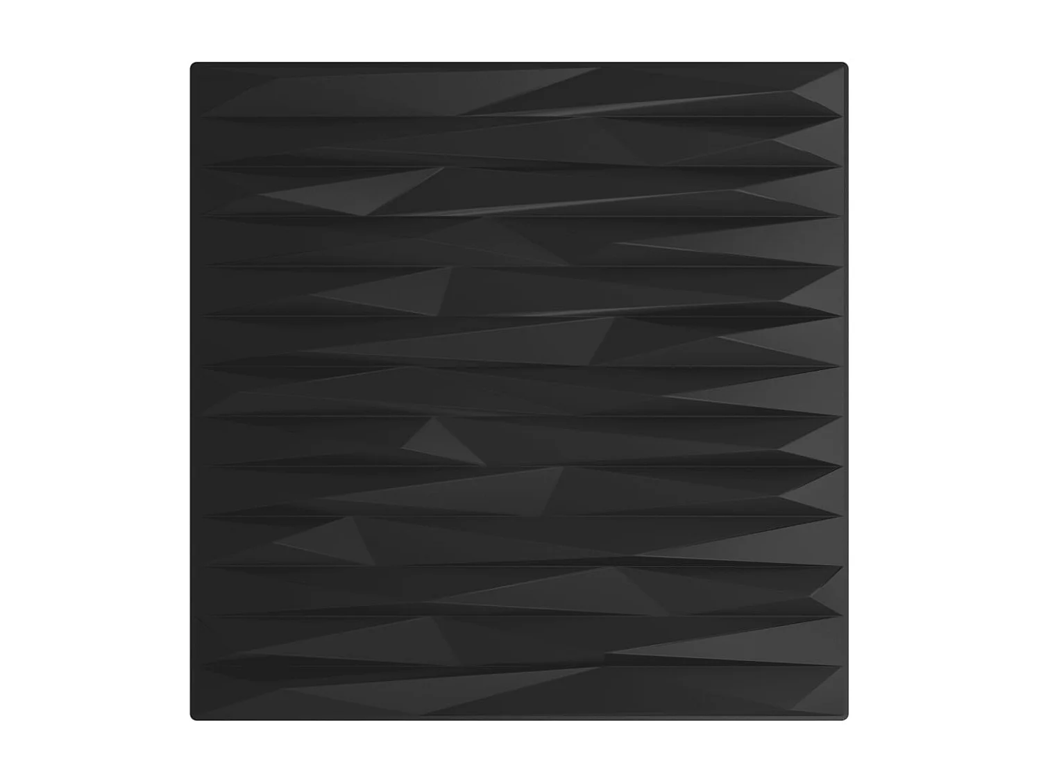 Panneaux muraux 24 pcs noir 50x50 cm XPS 6 m² pierre FR709954