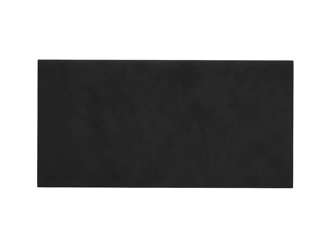 Wandpanelen 12 st 2,16 m² 60x30 cm fluweel zwart BE850052