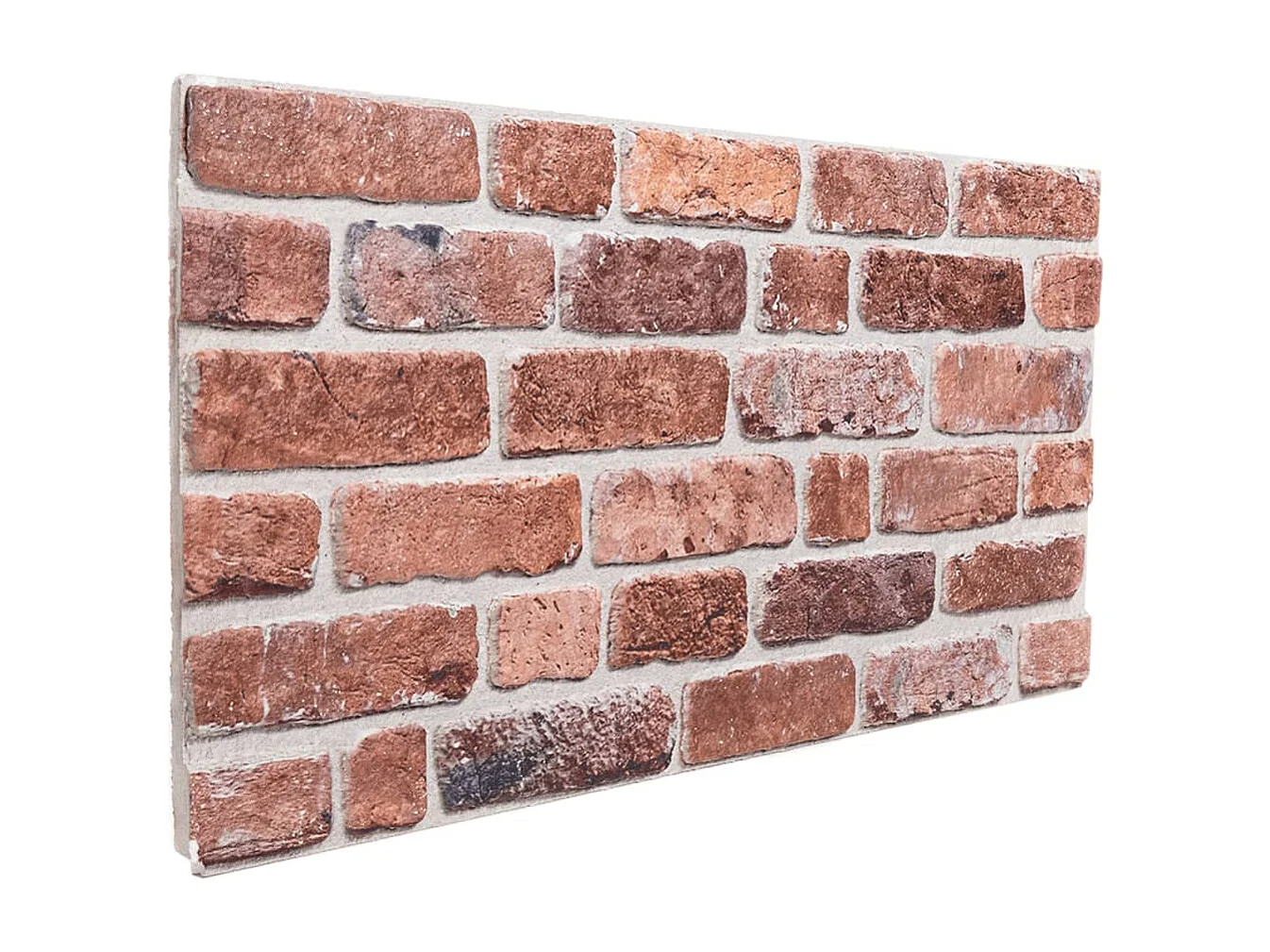 Panneaux muraux 3D 10 pcs rouge 100x50 cm EPS FR415186