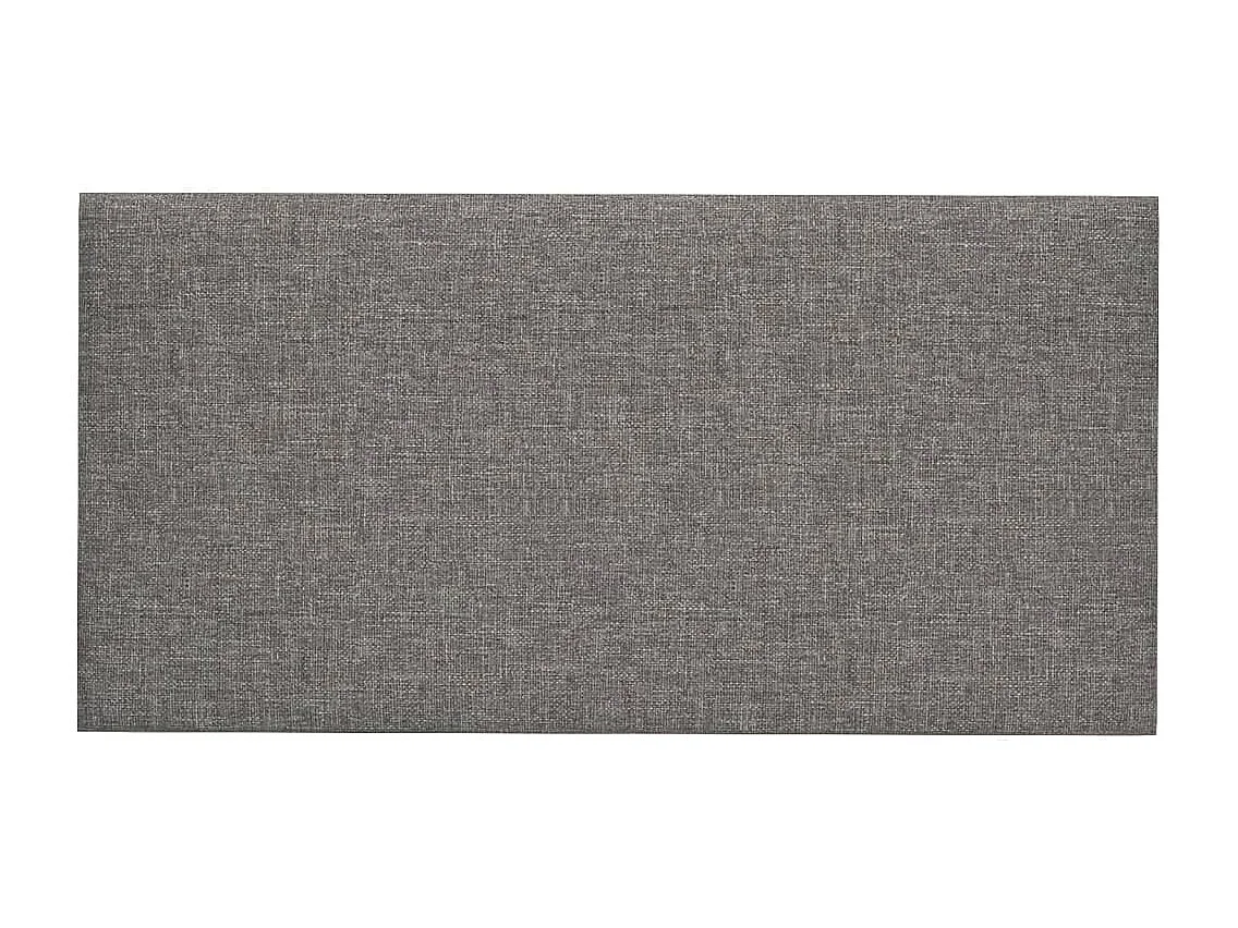 Wandpanelen 12 st 2,16 m² 60x30 cm stof lichtgrijs BE427331