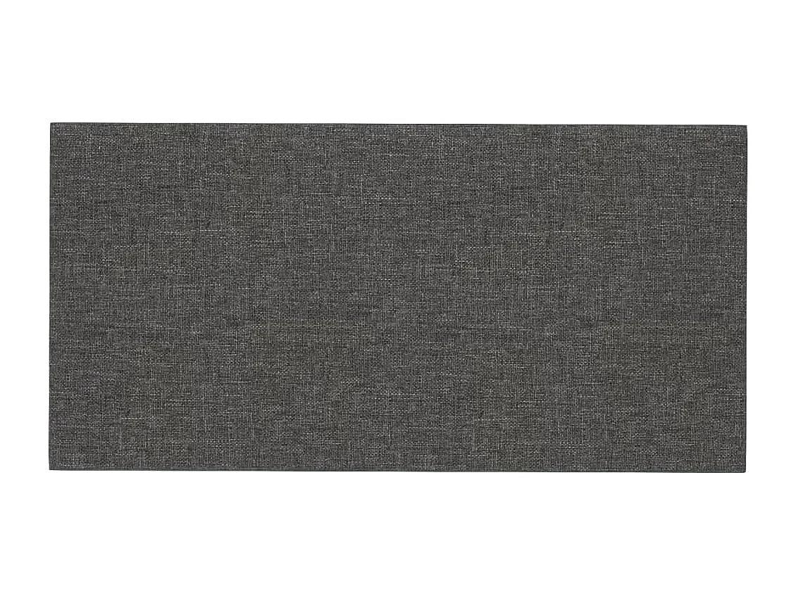 Wandpanelen 12 st 2,16 m² 60x30 cm stof donkergrijs BE993020