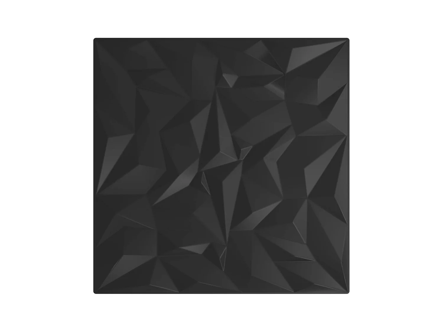 24 st Wandpanelen amethist 6 m² 50x50 cm XPS zwart BE720992