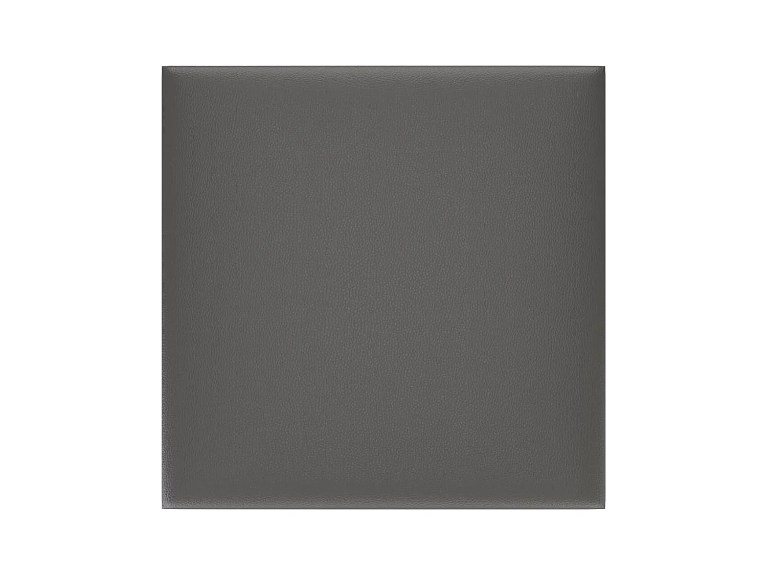 Painel parede 12 pcs 30x30cm couro artificial 1,08 m² cinza PT345628