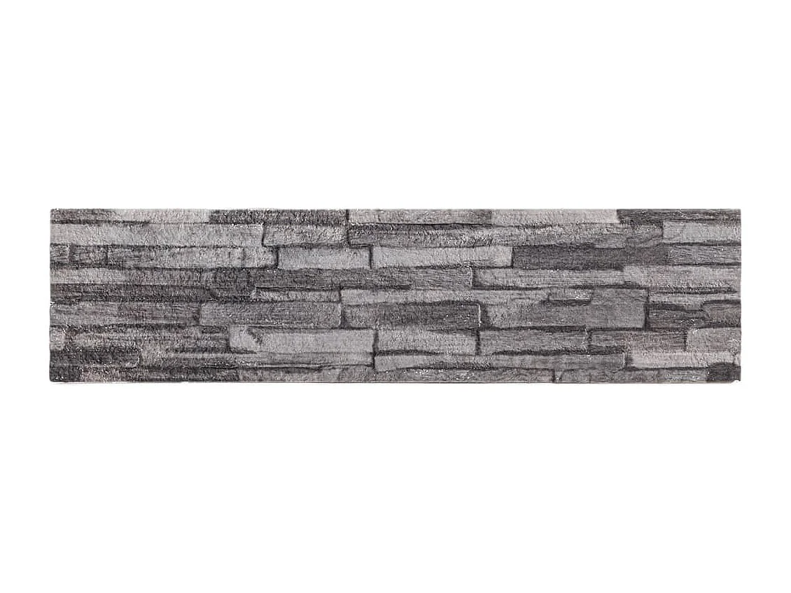 Panneaux muraux 3D 14 pcs anthracite 100x25 cm EPS FR820111