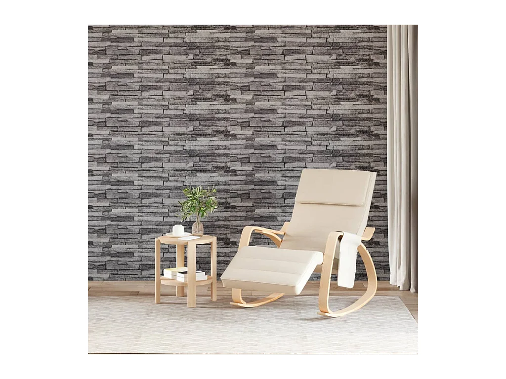 Panneaux muraux 3D 14 pcs anthracite 100x25 cm EPS FR820111