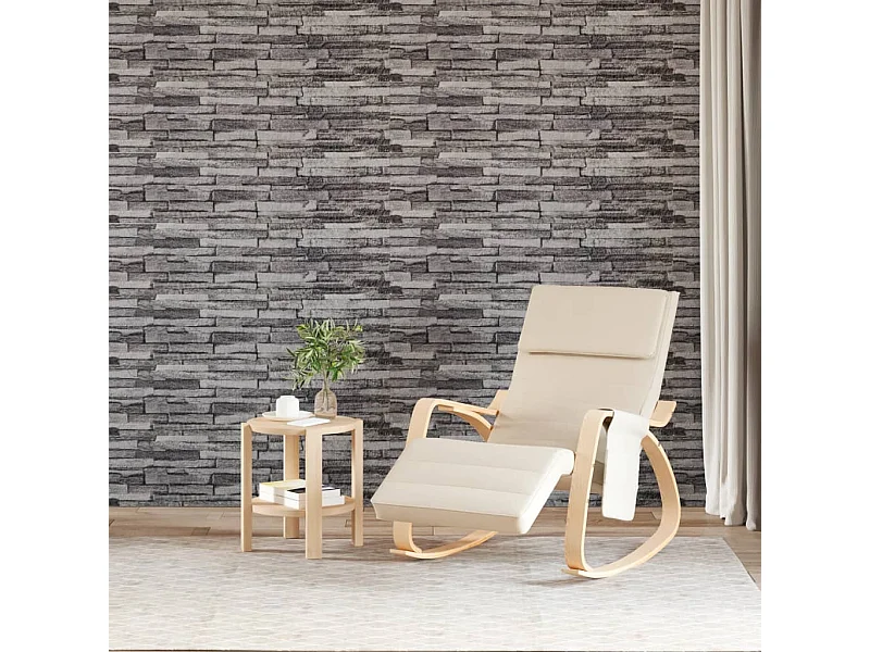 Panneaux muraux 3D 14 pcs anthracite 100x25 cm EPS FR820111