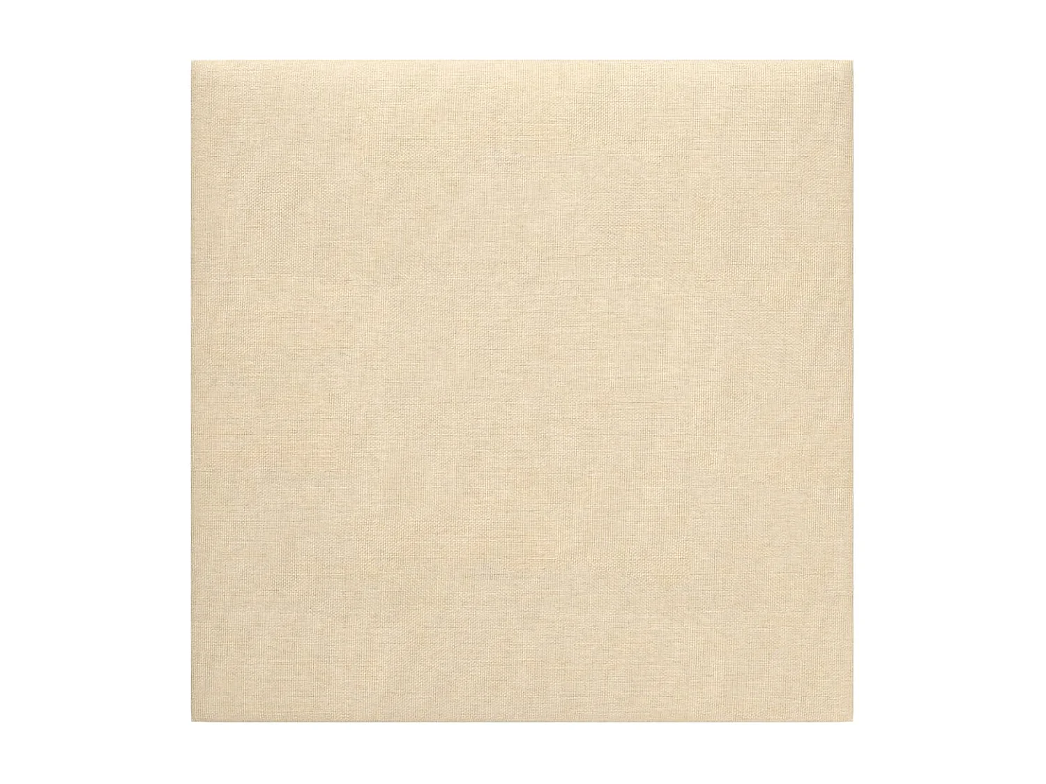 Panneaux muraux 12 pcs Crème 30x30 cm Tissu 1,08 m² FR172378