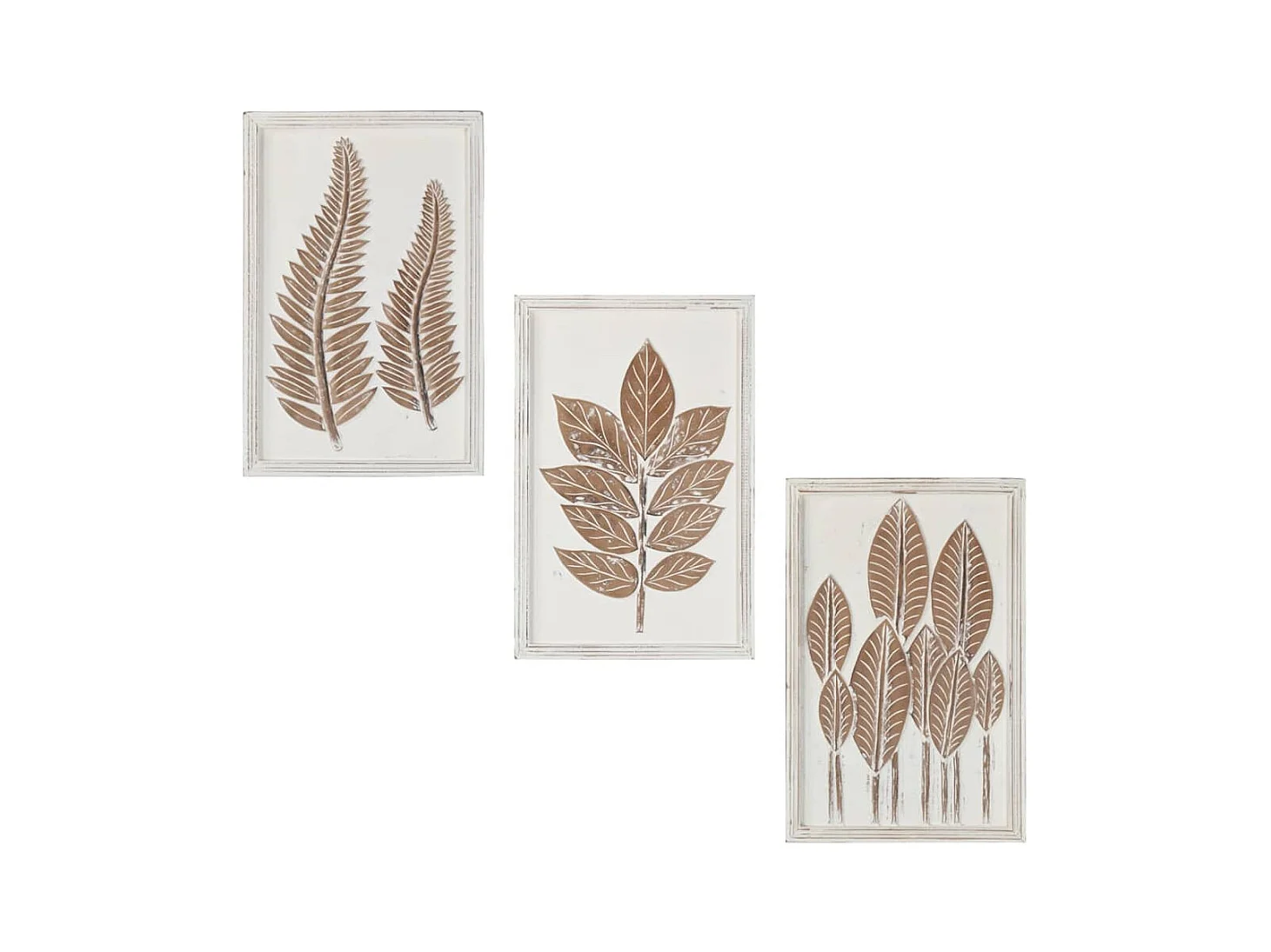 Wandpanelen 3 st handgesneden 40x60x1,5 cm MDF BE898210
