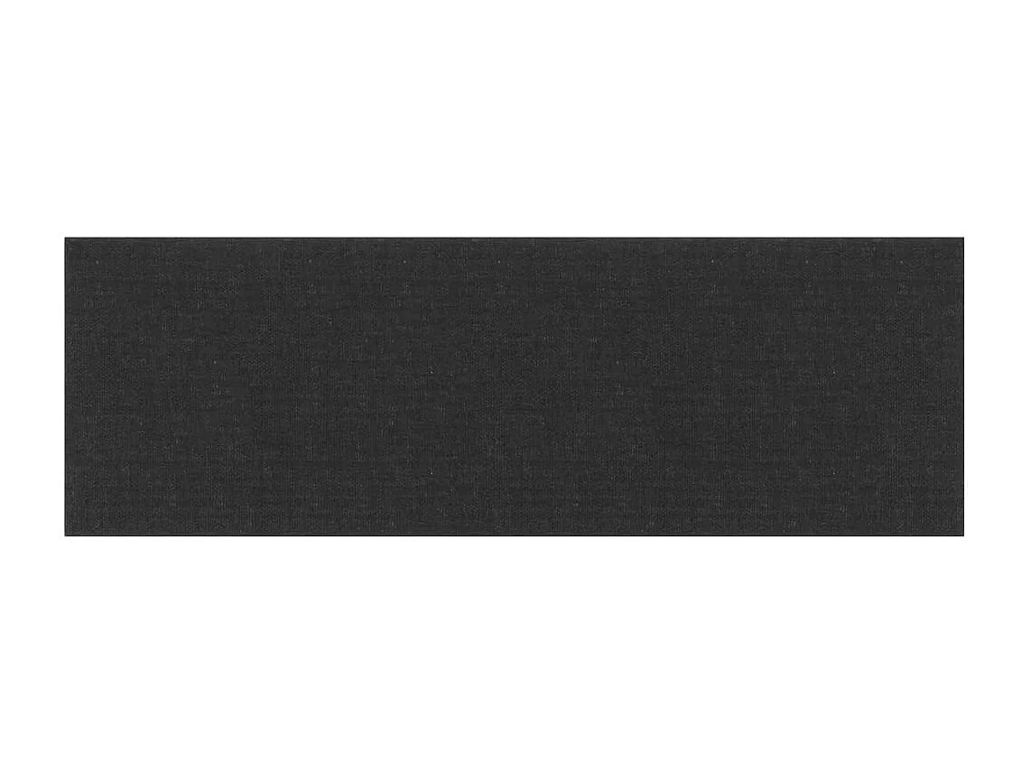 Panneaux muraux 12 pcs Noir 90x30 cm Tissu 3,24 m² FR539685