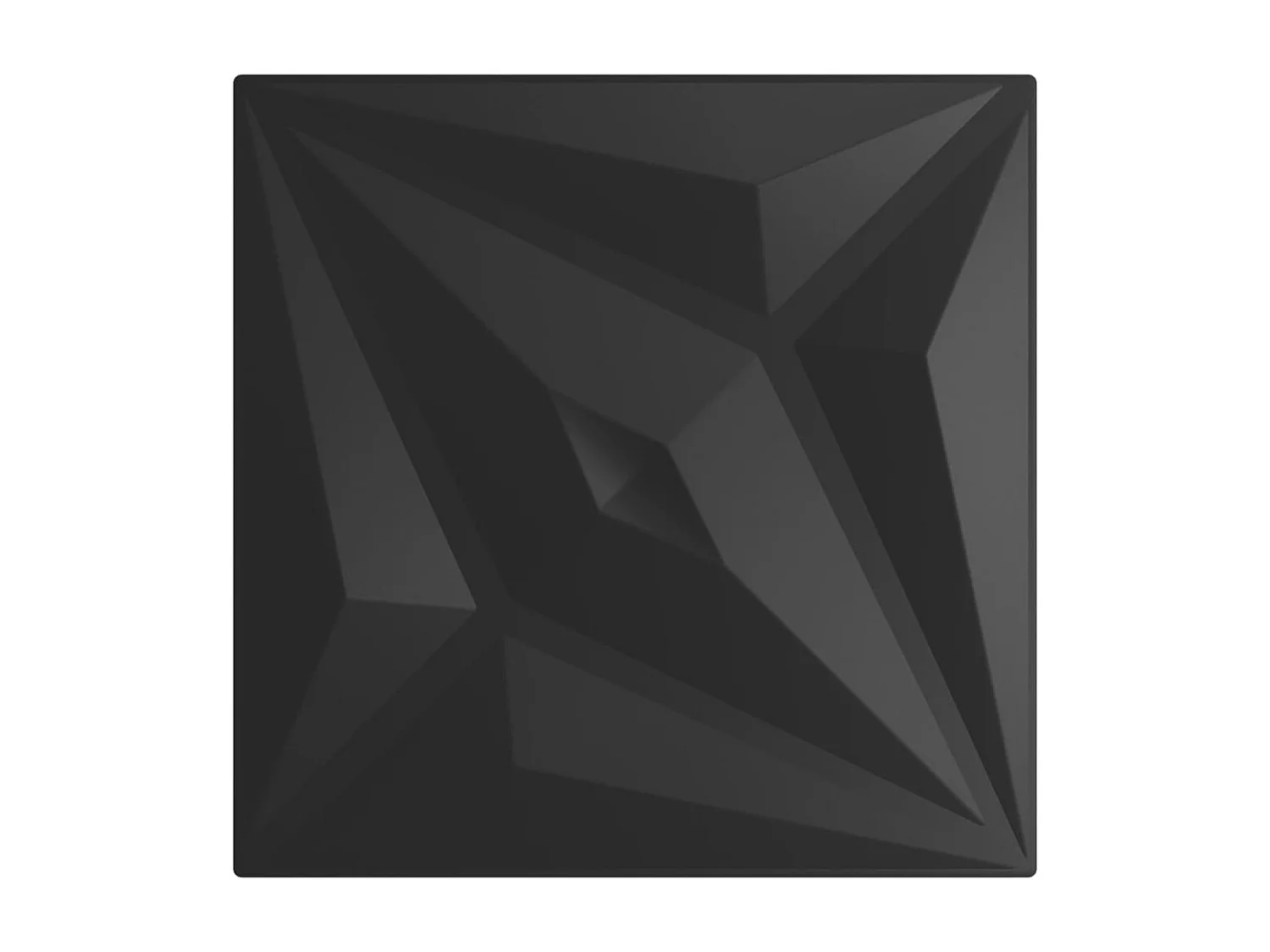 48 st Wandpanelen ster 12 m² 50x50 cm XPS wit BE808643