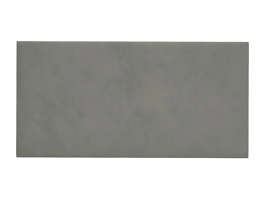 Panneaux muraux 12 pcs Gris clair 30x15 cm Velours 0,54 m² FR638095