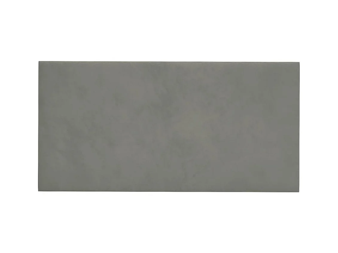 Panneaux muraux 12 pcs Gris clair 30x15 cm Velours 0,54 m² FR638095