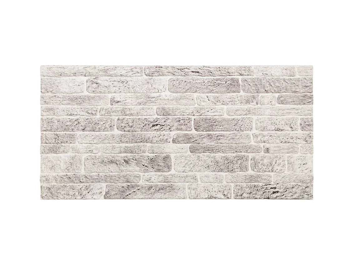 Panneaux muraux 3D 10 pcs gris clair 100x50 cm EPS FR787101