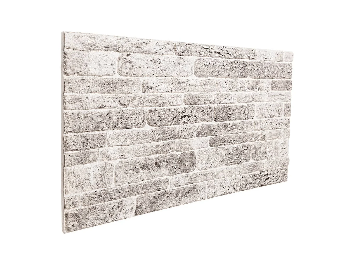 Panneaux muraux 3D 10 pcs gris clair 100x50 cm EPS FR787101