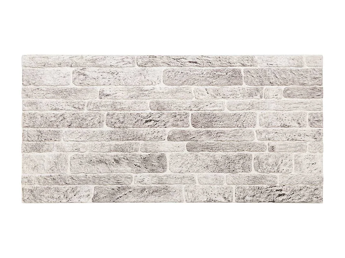 Wandpanelen 10 st 3D 100x50 cm EPS lichtgrijs BE629477