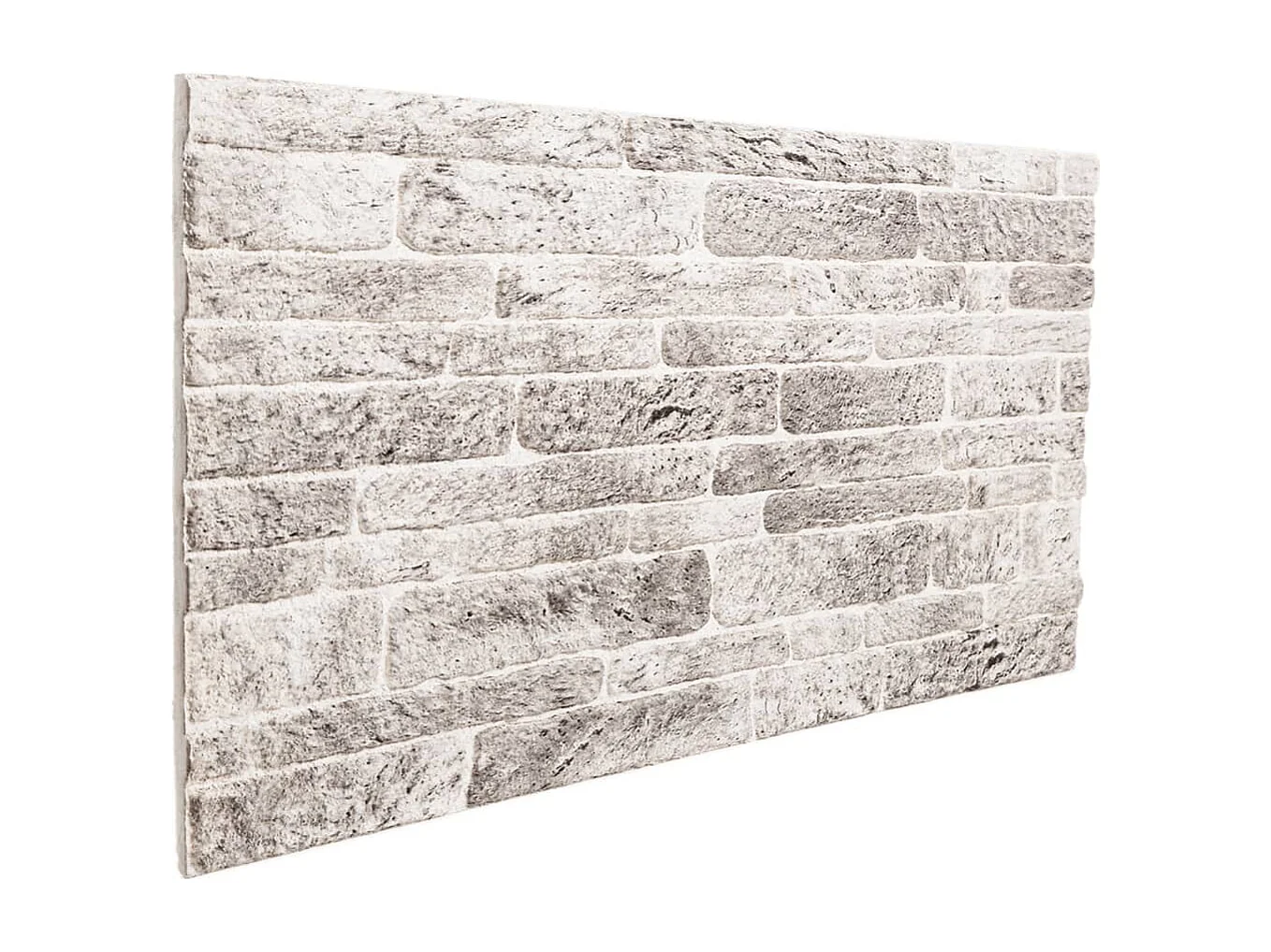 Wandpanelen 10 st 3D 100x50 cm EPS lichtgrijs BE629477