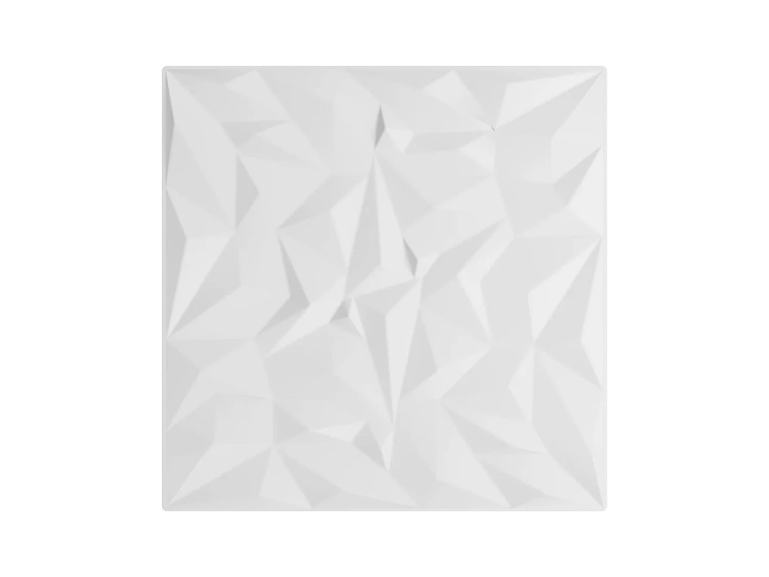 48 st Wandpanelen amethist 12 m² 50x50 cm XPS wit BE772574