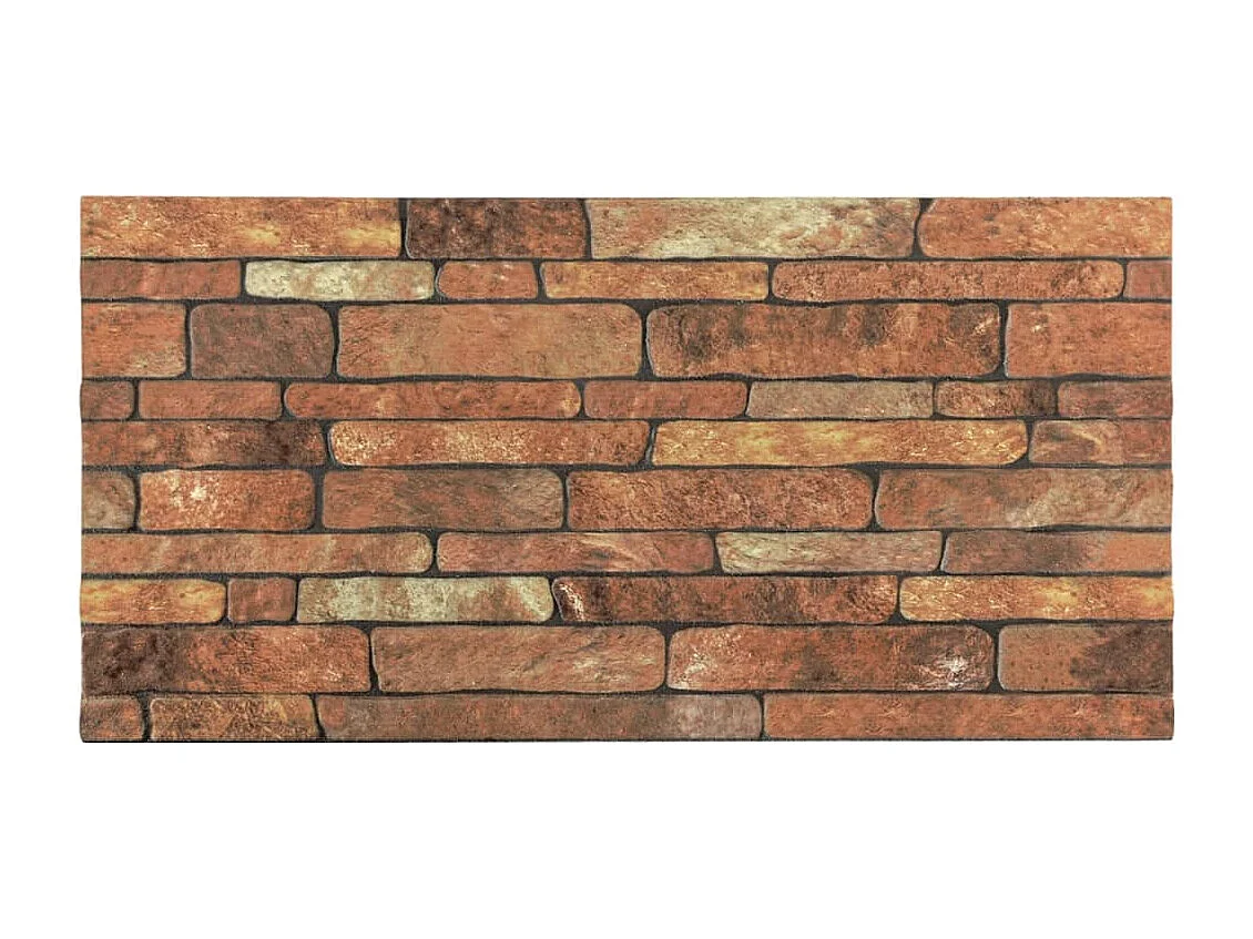 10 st Wandpanelen 3D bruine baksteen EPS BE946205