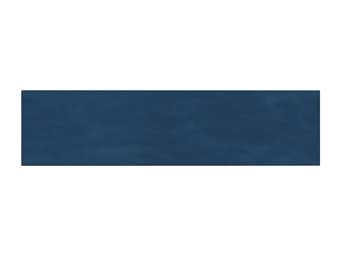 Panneaux muraux 12 pcs Bleu 60x15 cm Velours 1,08 m² FR366517