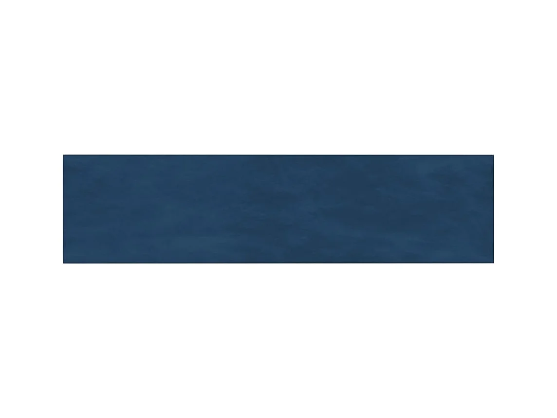 Panneaux muraux 12 pcs Bleu 60x15 cm Velours 1,08 m² FR366517