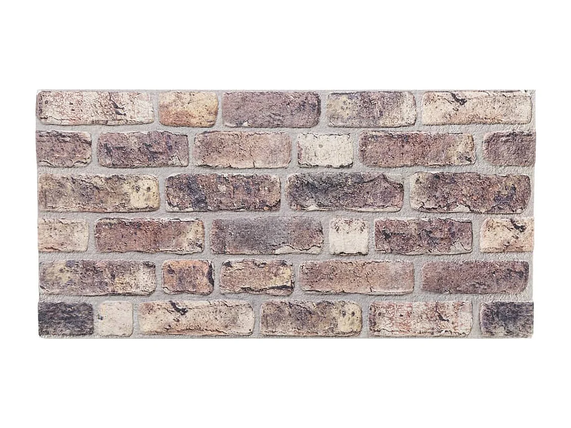 Panneaux muraux 3D 10 pcs marron foncé 100x50 cm EPS FR213172