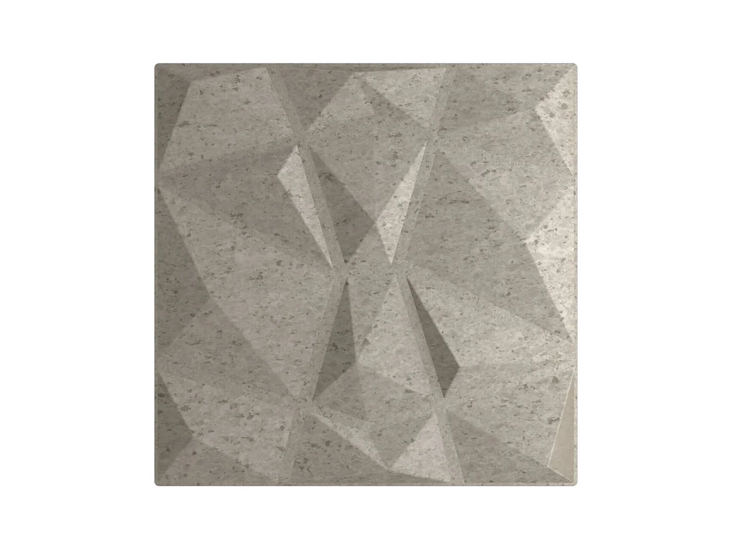 24 st Wandpanelen diamant 6 m² 50x50 cm XPS betongrijs BE626363