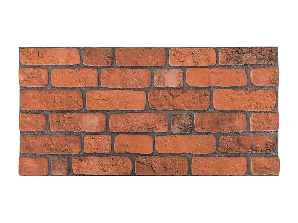 Panneaux muraux 3D au design de brique terre cuite 10 pcs EPS FR447950