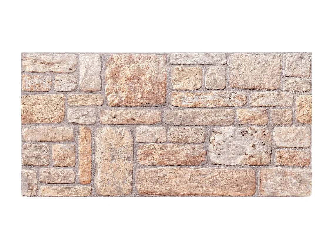 Panneaux muraux 3D 10 pcs marron 100x50 cm EPS FR825508