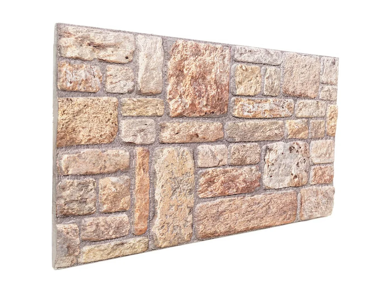 Panneaux muraux 3D 10 pcs marron 100x50 cm EPS FR825508