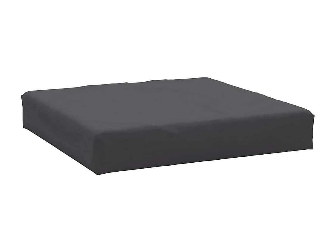 Coussin de palette anthracite 60x60x8 cm tissu oxford FR511779