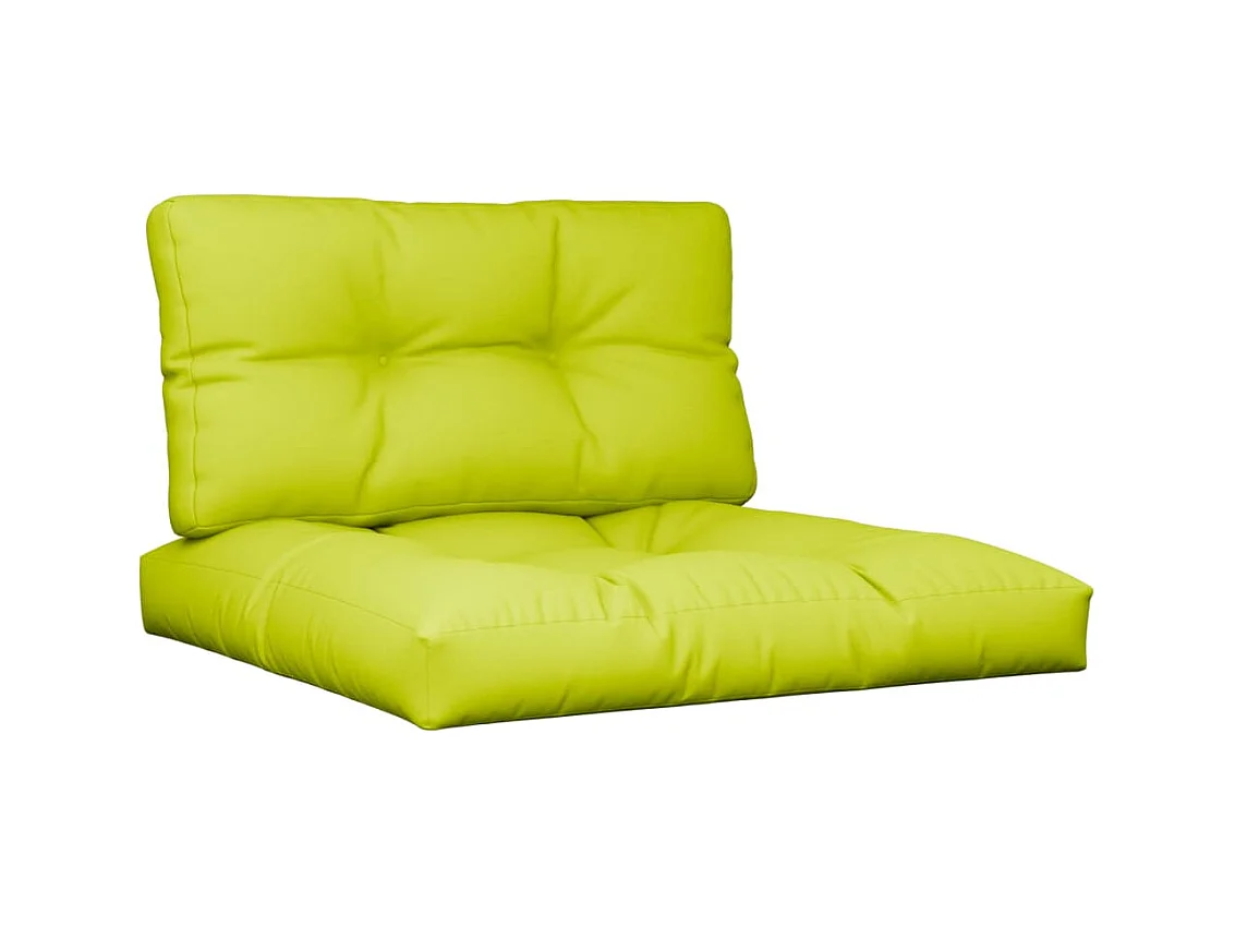 Palletkussens 2 st stof felgroen BE310037