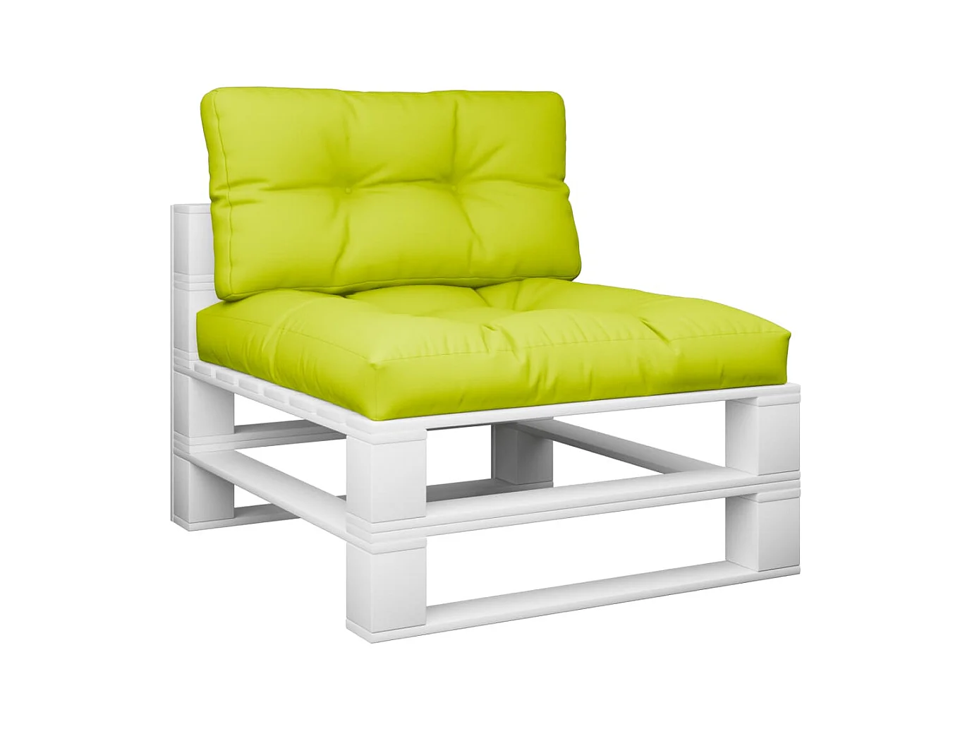 Palletkussens 2 st stof felgroen BE310037