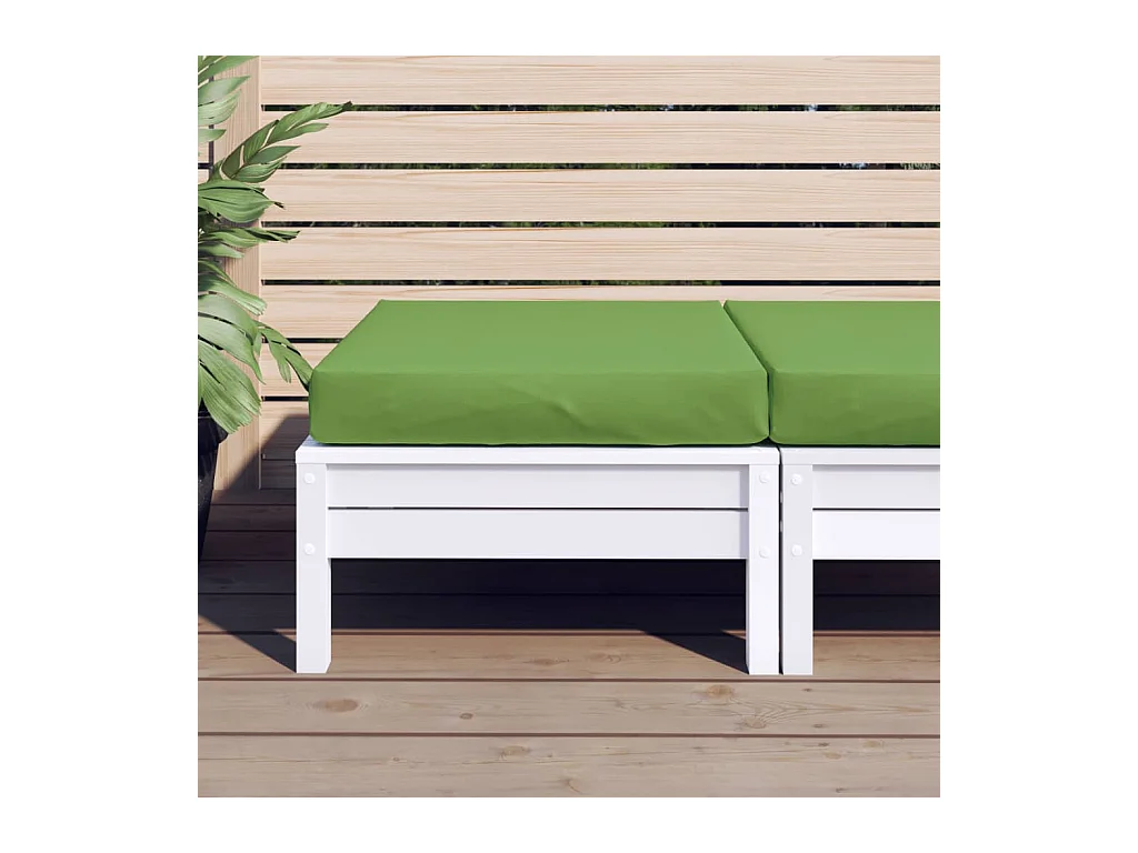 Palletkussen 60x60x10 cm stof gemêleerd groen BE588589