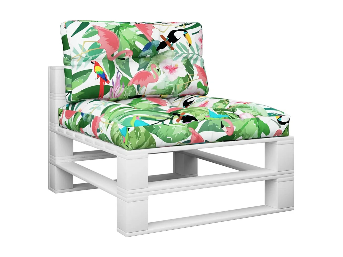 Coussins de palette lot de 2 multicolore tissu FR774783