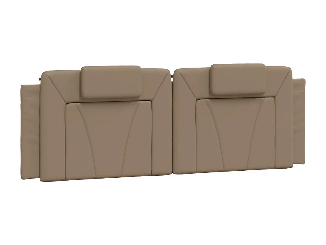 Testata del letto | Cuscino Testiera Cappuccino 160 cm in Similpelle