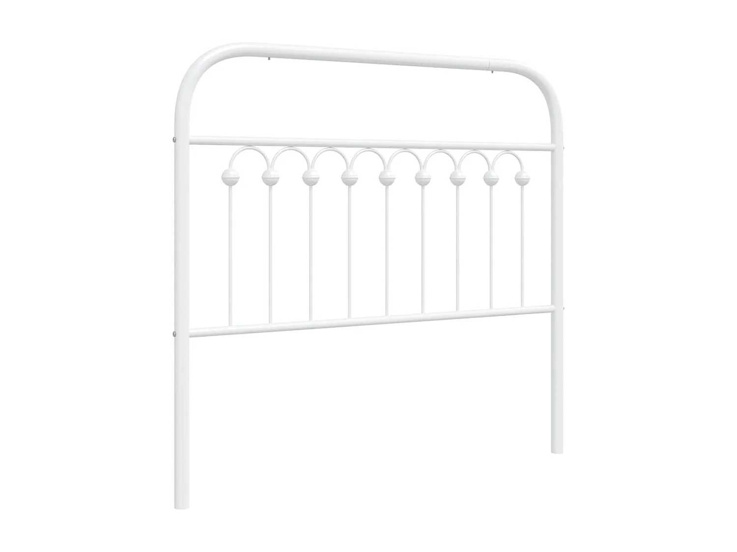 Tête de lit métal blanc 100 cm FR514916