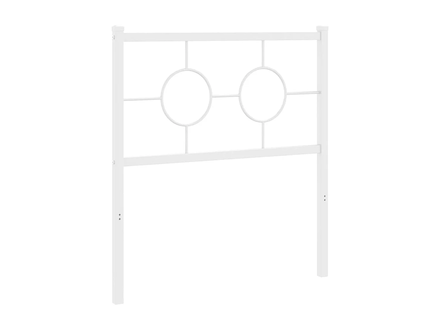 Tête de lit métal blanc 75 cm FR589115