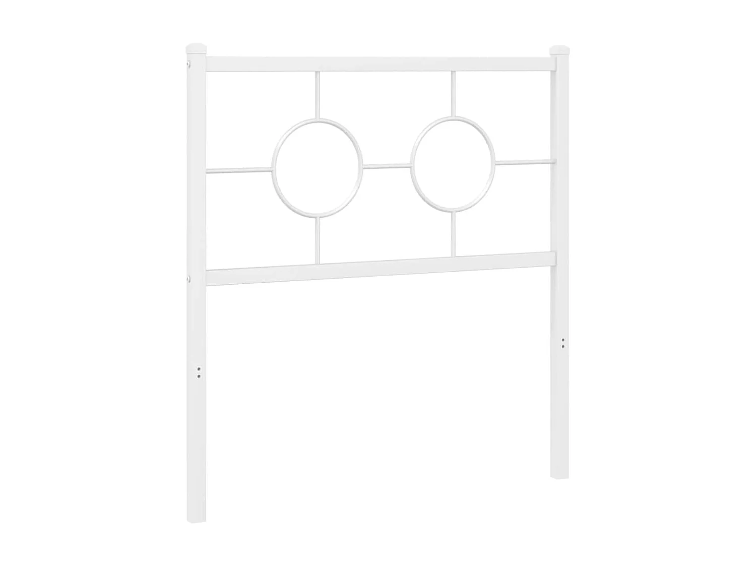 Tête de lit métal blanc 75 cm FR589115