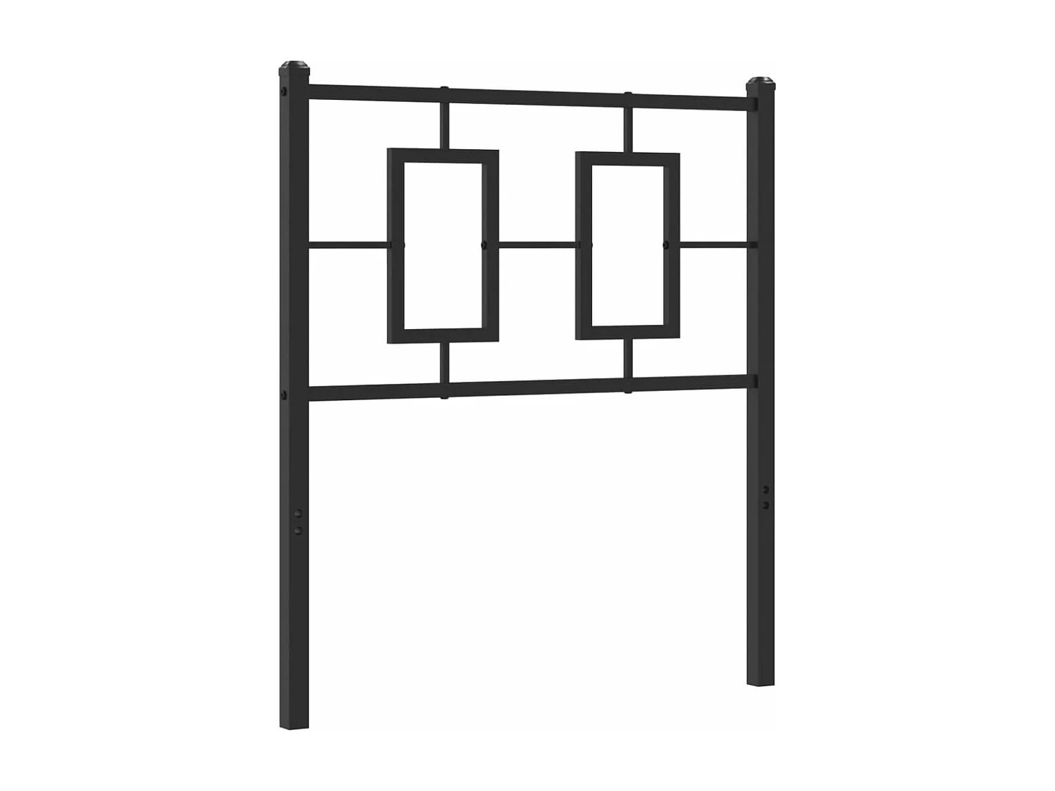 Tête de lit métal noir 75 cm FR731137