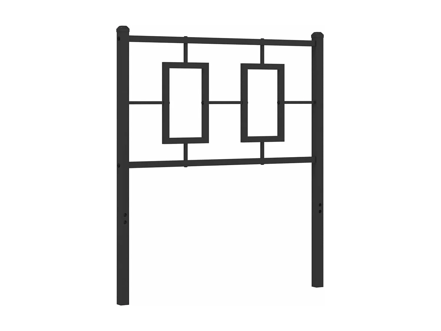 Tête de lit métal noir 75 cm FR731137