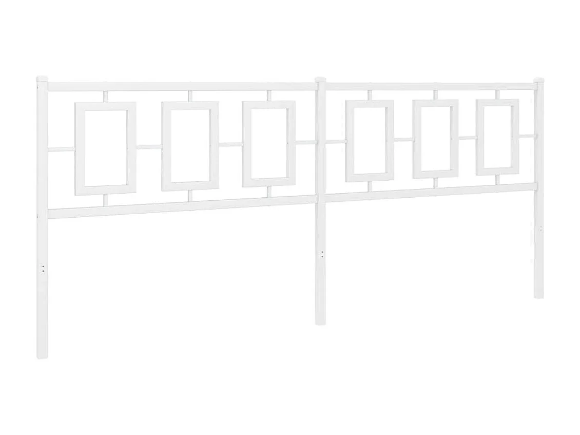 Tête de lit métal blanc 193 cm FR507415
