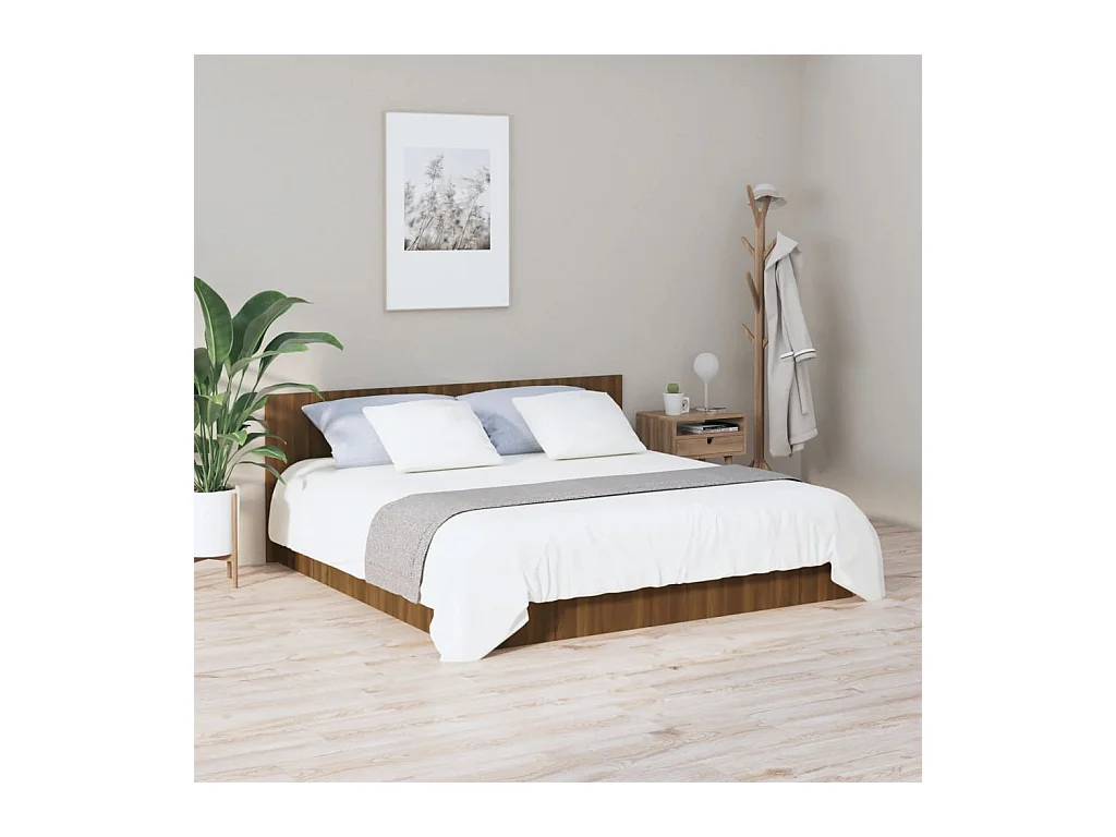 Tête de lit Chêne marron 200x1,5x80 cm Bois d'ingénierie FR126998