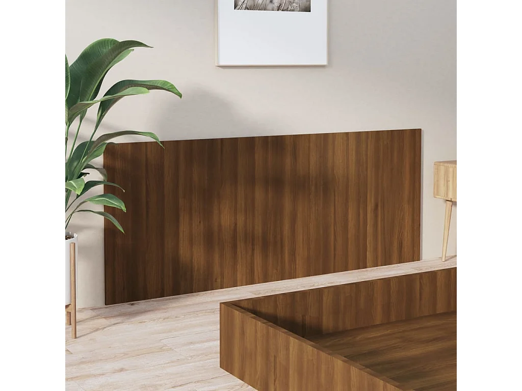 Tête de lit Chêne marron 200x1,5x80 cm Bois d'ingénierie FR126998