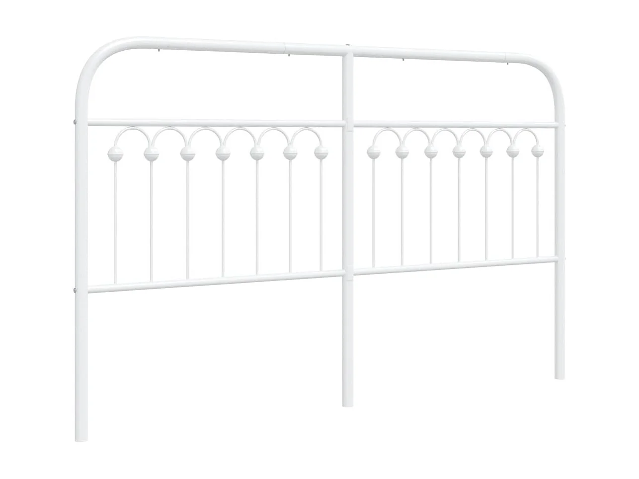 Tête de lit métal blanc 160 cm FR274943