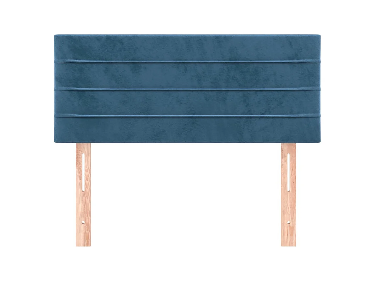 Tête de lit Bleu foncé 100x5x78/88 cm Velours FR431493