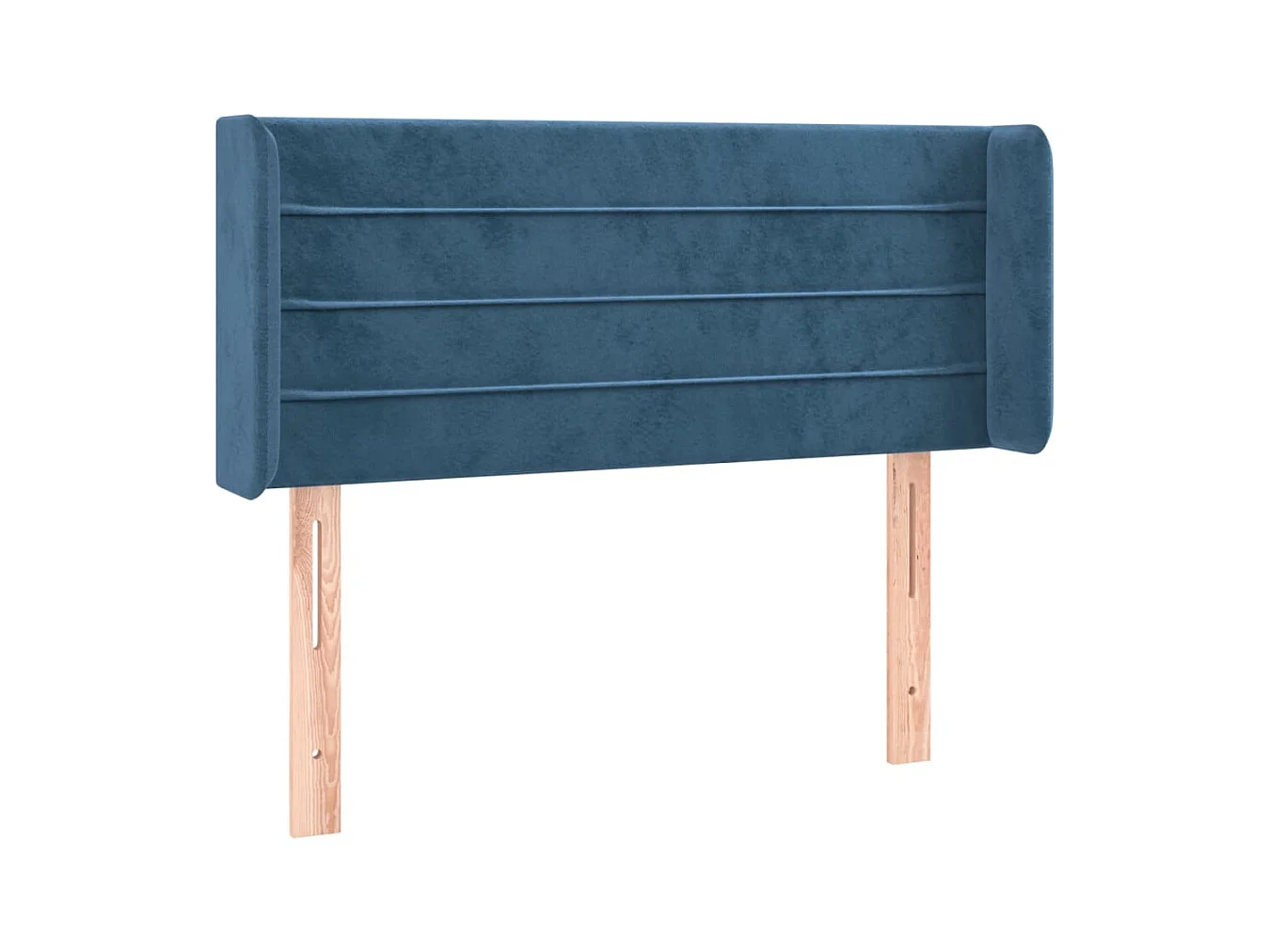 Tête de lit à LED Bleu foncé 83x16x78/88 cm Velours FR279999