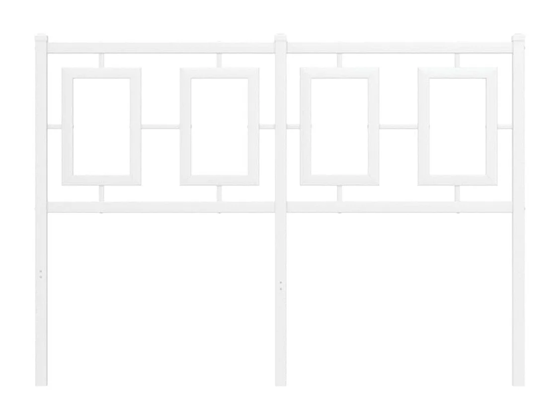 Cabeceira de cama 120 cm metal branco PT310711