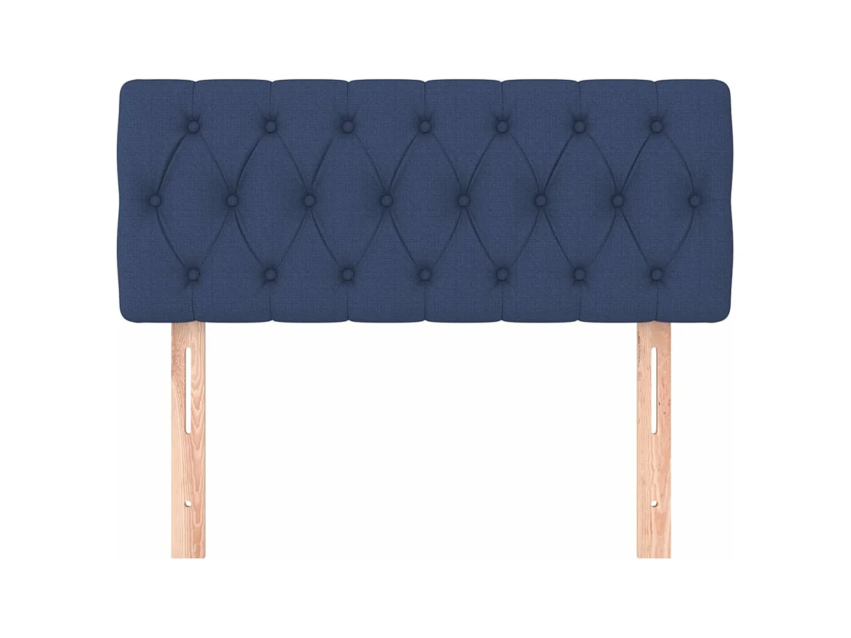 Tête de lit Bleu 100x7x78/88 cm Tissu FR146734