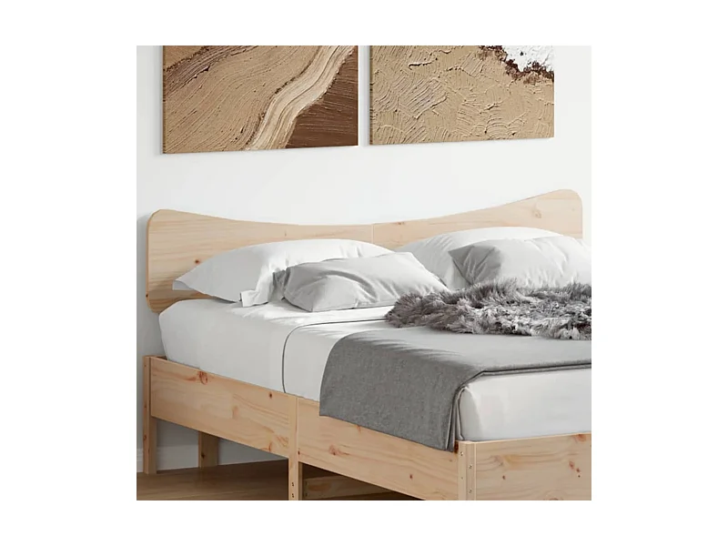 Hoofdbord 150 cm massief grenenhout BE664167